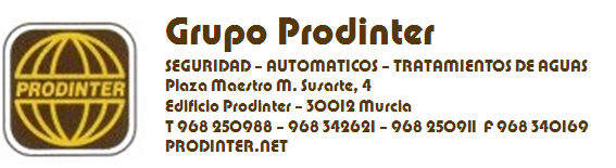 Grupo Prodinter - SEGURIDAD - AUTOM�TICOS - TRATAMIENTO DE AGUAS